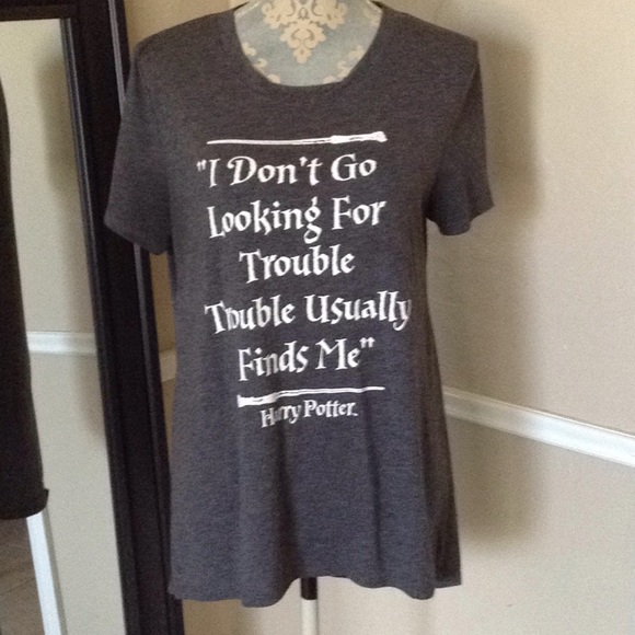 I Dont GO Looking for Trouble IT USALLY Finds ME Harry Potter Baby Vest OR BIB
